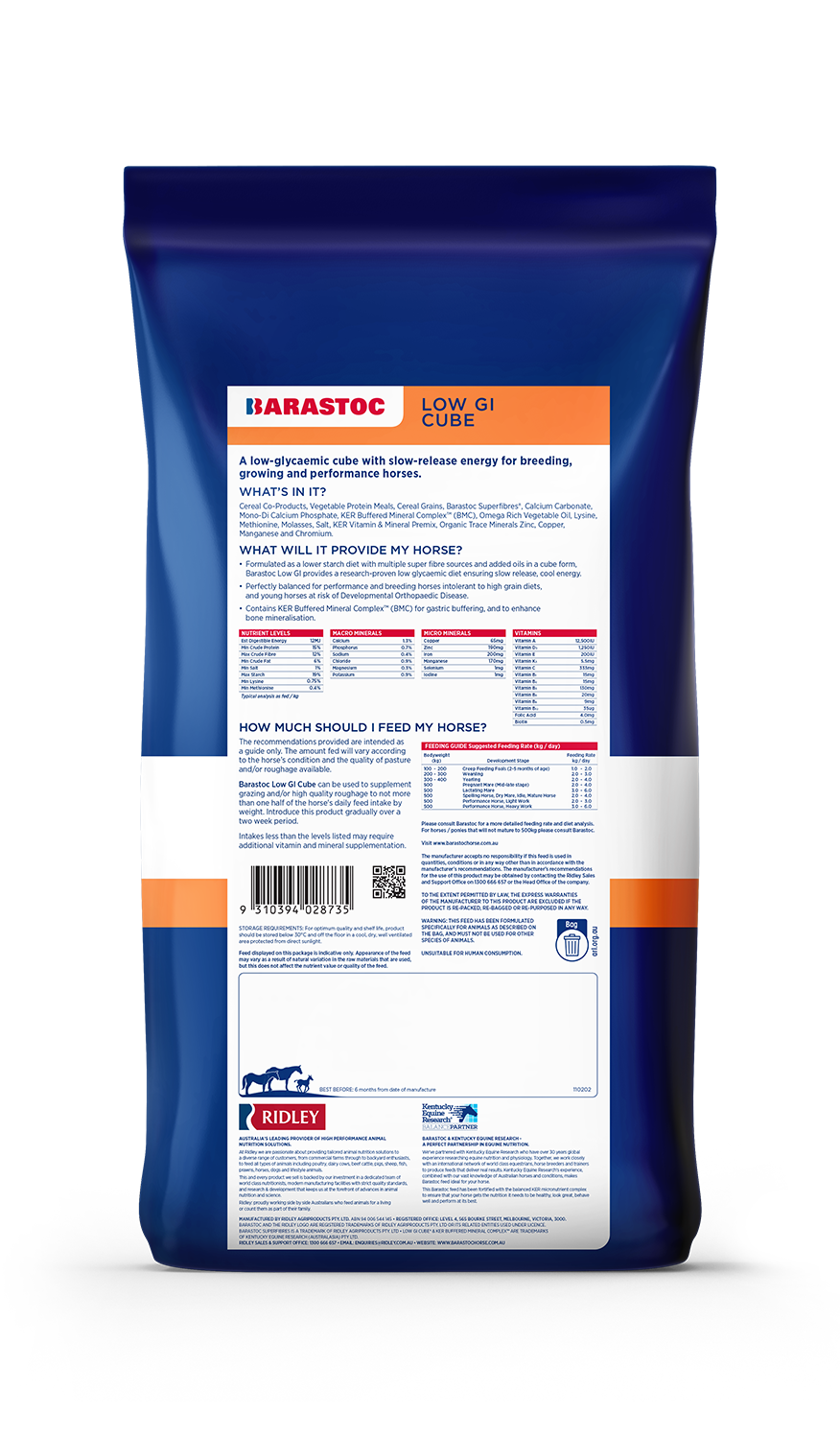 Barastoc Low GI 20kg