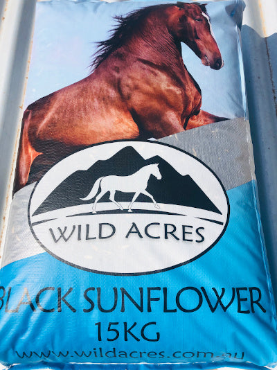 Wild Acres Black Sunflower Seed 15kg