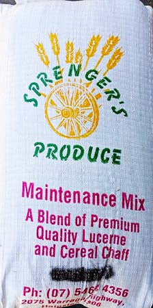 Sprengers Mixed Chaff - With Molasses 25kg