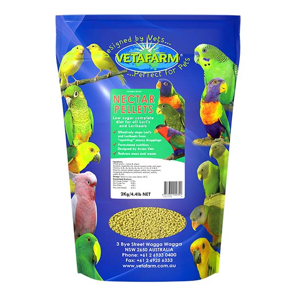Vetafarm Nectar Pellets 2kg