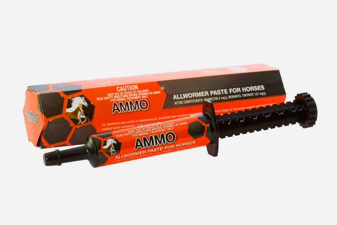 Ammo Allwormer Paste For Horses 32.5g