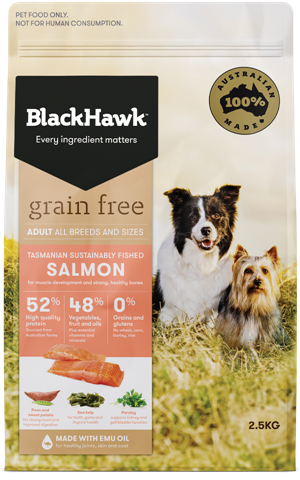 Blackhawk Adult Grain Free Salmon 15kg at Buckhams General Produce