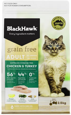 Blackhawk Cat Grain Free Chicken & Turkey 2.5kg