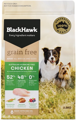 Blackhawk Adult Grain Free Chicken 15kg at Buckhams General Produce