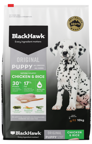 Blackhawk Puppy Chicken and Rice 10kg at Buckhams General Produce