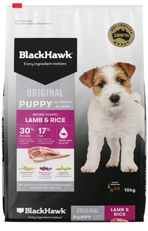 Blackhawk Puppy Lamb and Rice 10kg at Buckhams General Produce