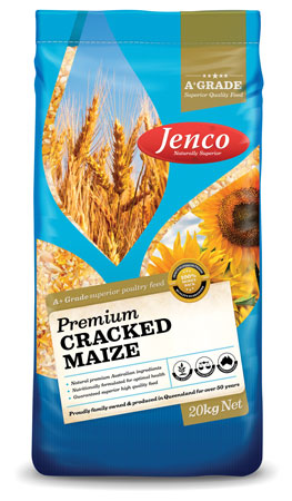 Jenco Premium Cracked Corn (maize) 20kg at Buckhams General Produce