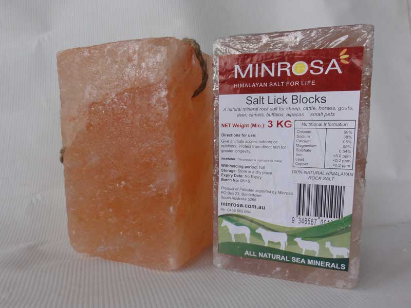 Minrosa Salt Lick 3-4kg