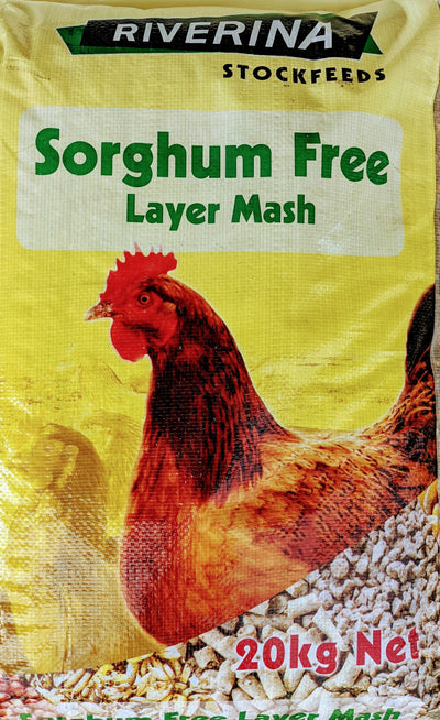 Riverina Sorghum Free Layer Mash at Buckhams General Produce