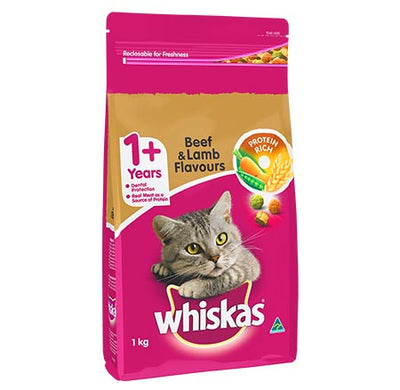 Whiskas Beef & Lamb Flavours 12kg